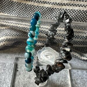 2 stone bracelets   Must bundle! 3 for $10 or 4 for $15 etc